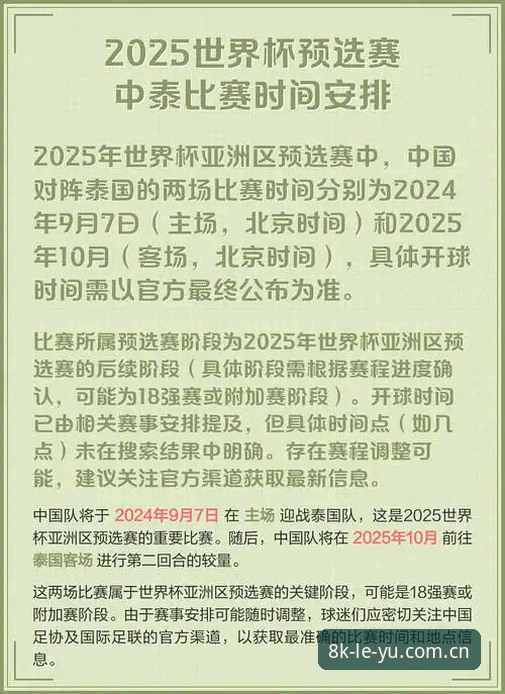 中泰世预赛今日金华开球 韩国裁判组+五项新规细节最新动态